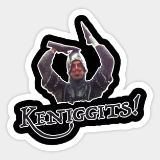 Monty Python Holy Grail - Keniggits Sticker